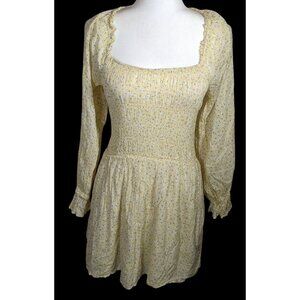 Lucy Paris Light Yellow Floral Summer Dress